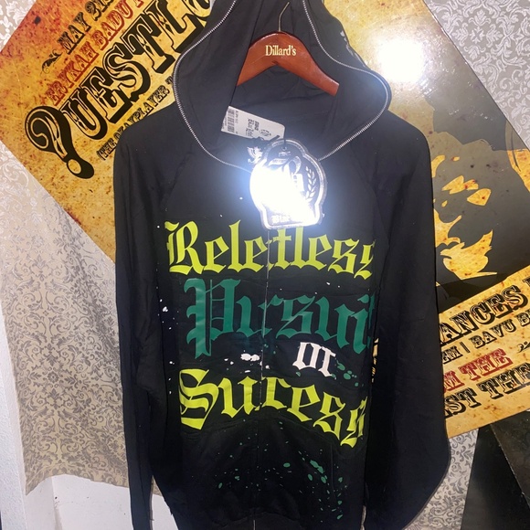 Blac Label Premium Vintage Full Zip Hoodie 3X - Picture 8 of 11